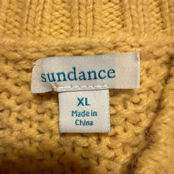Sundance Yellow Icelandic Style Cardigan Duster - Picture 4 of 5